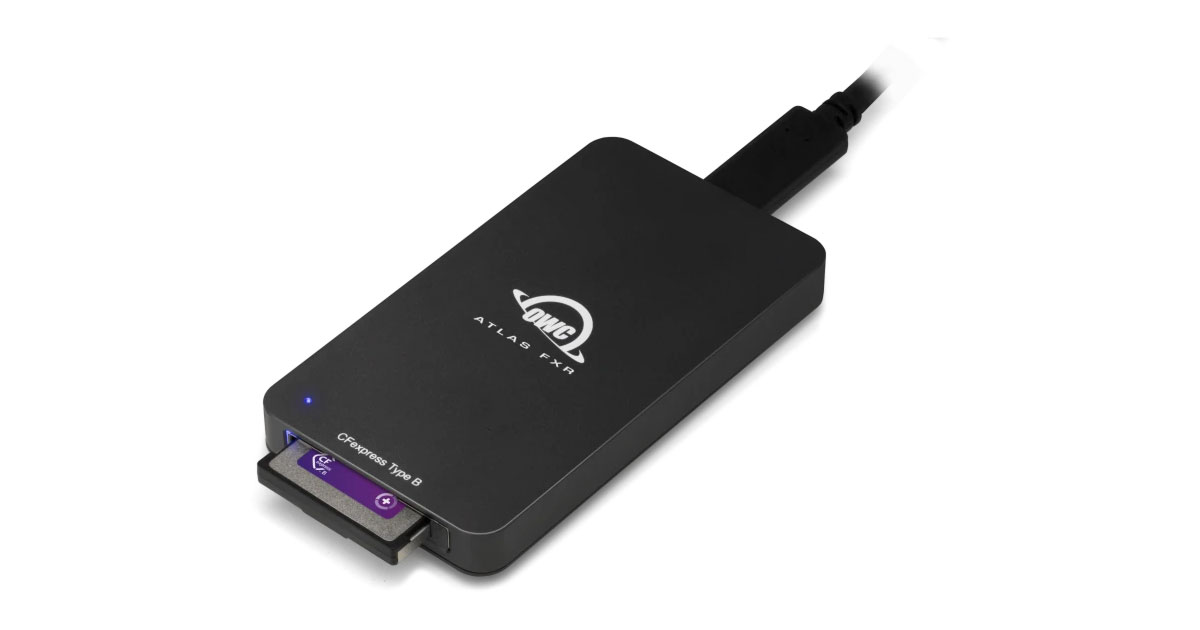 OWC Atlas FXR Thunderbolt and USB CFexpress Card Reader | OWC Asia