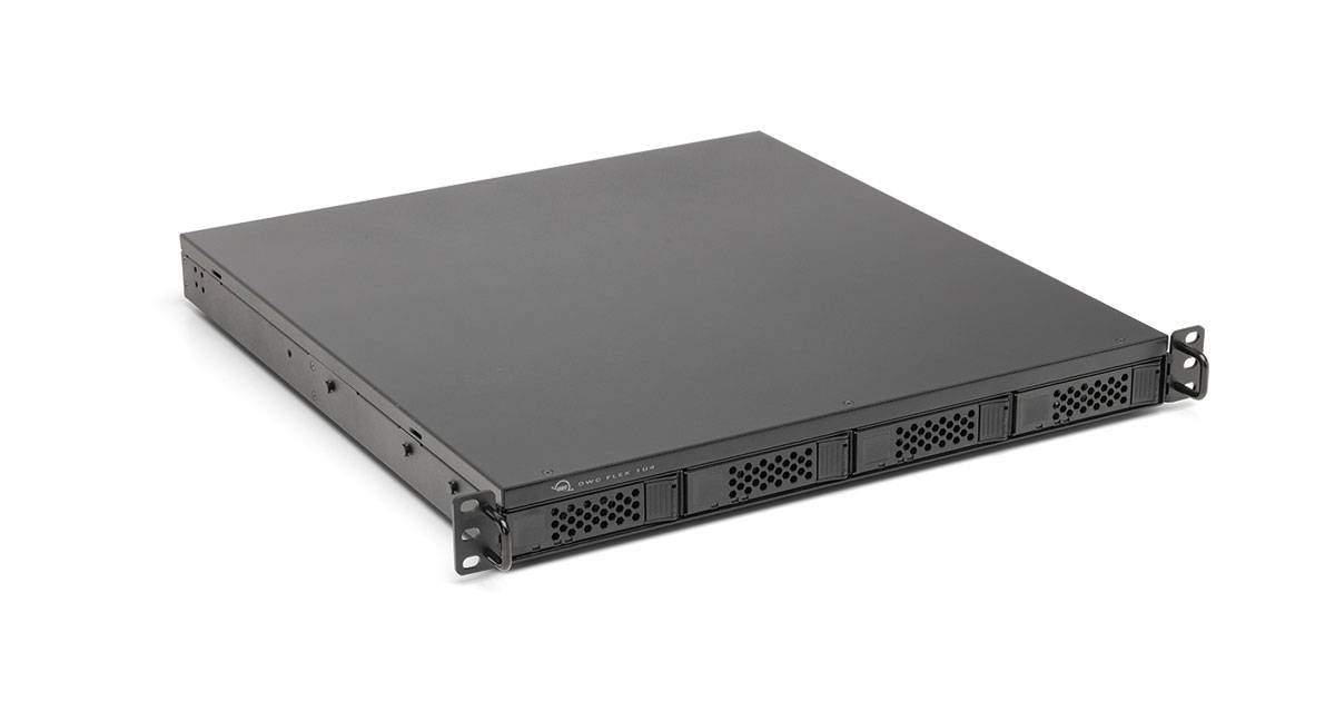 OWC Flex 1U4 - 4-Bay Rackmount Thunderbolt Storage | OWC Asia