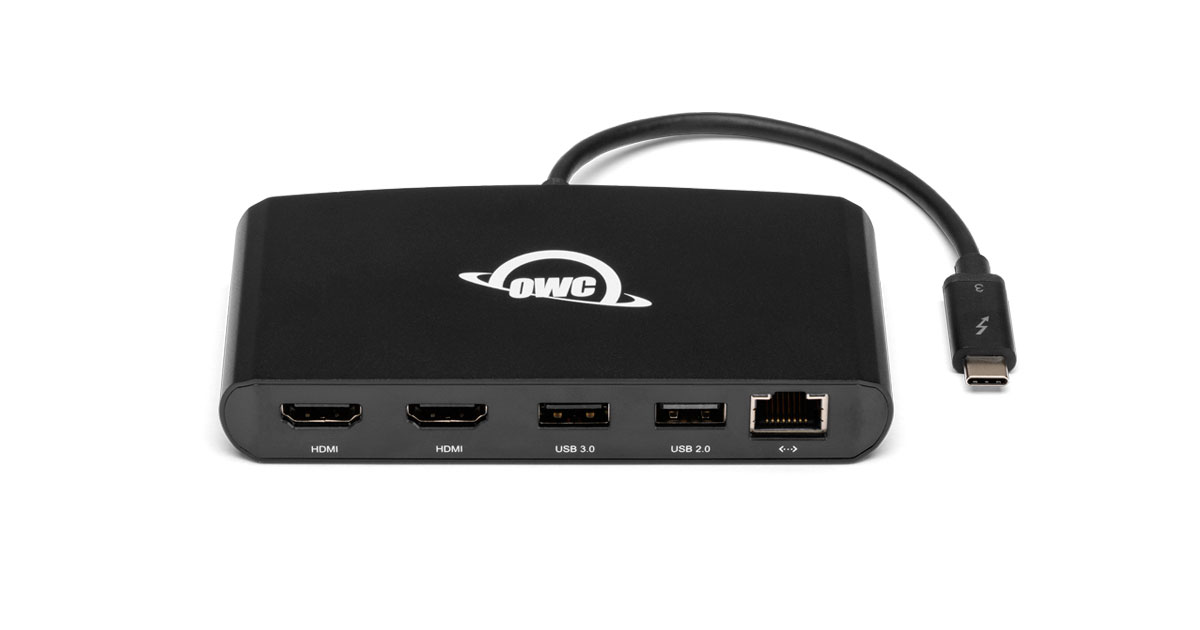 OWC 5-Port Thunderbolt 3 mini Dock - 2 x HDMI | OWC Asia